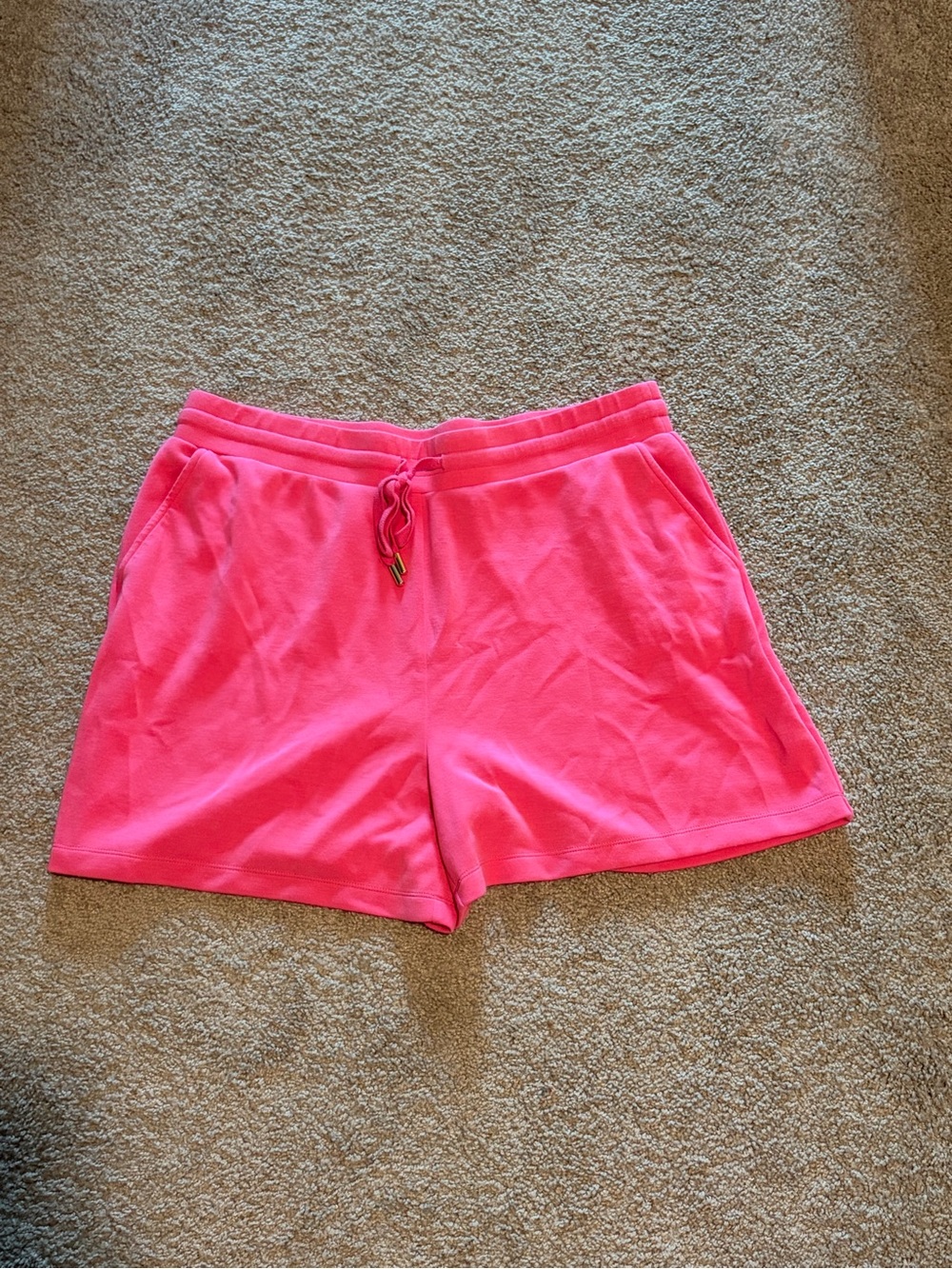 crown & ivy Pink Athletic Drawstring Shorts